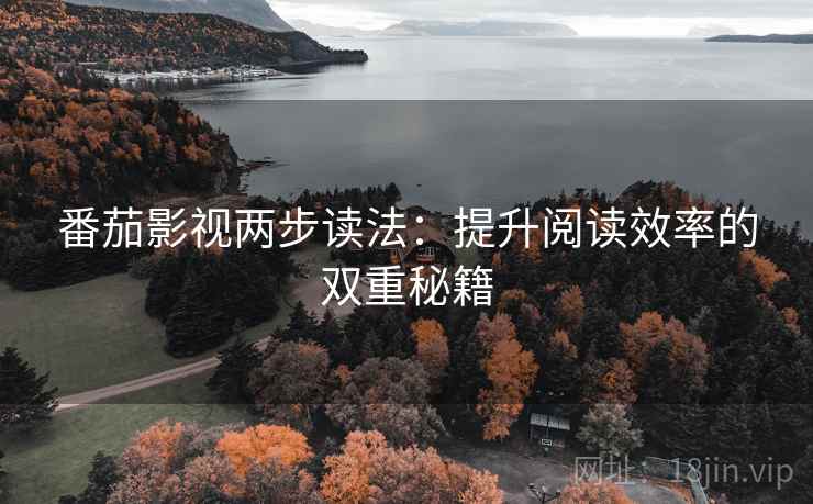 番茄影视两步读法：提升阅读效率的双重秘籍